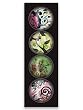 iPop Clicks gina + matt Natural 4-Pack Magnet Set