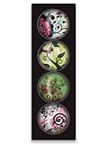iPop Clicks gina + matt Natural 4-Pack Magnet Set