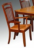 Sunset Trading DLU-240-NLO-RTA - Brookline Side Chair (Nutmeg & Light Oak)