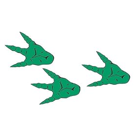 Dinosaur Footprint Decals Set of 16