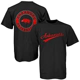 Arkansas Razorbacks Black Dual Graphic T-shirt