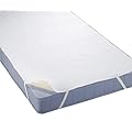 Biberna 808315-001-142 Wasserundurchl�ssige Molton Matratzenauflage 90 x 200 cm wei�