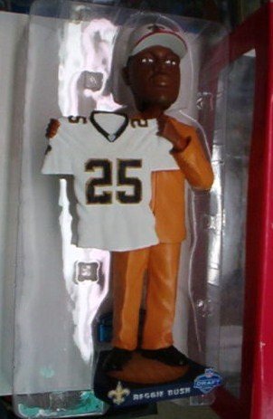 2006 Reggie Bush New Orleans Saints Draft Day Rookie Bobblehead /1008