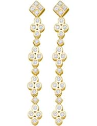 14KT Yellow Gold 0.50 CTW Diamond Fashion Earrings
