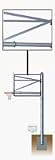 Extension Arm, Braces and Hardware for 5 9/16 O. D. Adjustable Straight Post