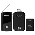 equinux tizi Mobiles TV f�r Apple iPad, iPhone und iPod touch inkl. Tasche und Zusatzakku Black Edition