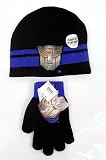 Transformers Boys Light Up Knit Winter Hat Gloves 2pc 2T-4T