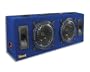 New THUMP AT-8 BLUE 800 Watt Dual 8" Loaded Subwoofer Box Enclosure