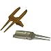 Gold Aluminum Golfers Cigar Holder & Divot Repair Tool