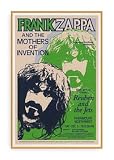 ポスター アノニマス Frank Zappa Paramount Northwest 1972 額装済 ウッドベーシックフレーム（グリーン）