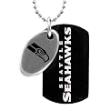 NFL Seattle Seahawks 2 Piece Black & Steel Sport Tag - 26"