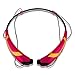 Rymemo 2016 Newest Match Color Universal Wireless Bluetooth 4.1 Music Earphones Stereo Headphones Sports/running Magnetic Headset Earbuds for Iphone Samsung Lg, Gold-magenta