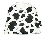 Bella Tunno Terry Backed Bib in Cow Print
