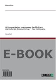 Ist Kommunikation zwischen den Geschlechtern interkulturelle Kommunikation? Eine Kontroverse