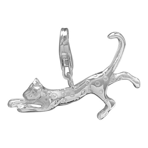 VINANI Charms Anh&auml;nger Leopard Tiger Sterling Silber 925 HLO Preisvergleich