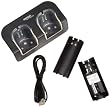 AmazonBasics - Station de charge 2 manettes pour Nintendo Wii - Noir