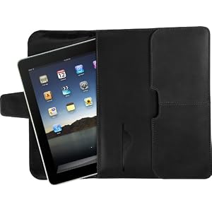 Targus Hughes Leather Portfolio Slipcase (black)