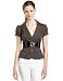 A. Byer Juniors Cap Sleeve Cargo Jacket With Pockets