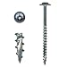 Image of FASTCAP PHZ8.2.5-inch-150PC PowerHead 2-1/2-Inch Cabinet Installation Screws, 150-Pack (part#: PHZ8.2.5"-150PC)