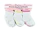 Rocawear Infant Girls Assorted Stripe 6 Pack Socks (12-24M, Pink & Yellow)