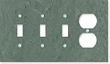 GREEN SLATE Switchplates Outlet Covers, Rockers, GFCI