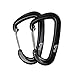 Double Hammock made of Premium Quality 210T Parachute Nylon - Lightweight Kit Includes 7075 Series Aluminum Wire Carabiners, Adjustable Triple Stitched Straps with Carrying Case, exclusively by Hygge
