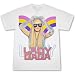 Lady Gaga Gloves Glasses White Graphic TShirt