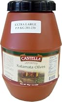 Greek Jumbo Kalamata Olives Mini-keg 2 Kilos (4.4 Lbs)