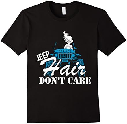 Men's Limited Edition Jeep Hair Don't Care - Personalized Tees 2XL Black