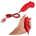 Red Nunchuck Nunchuk Videojuego Contr...