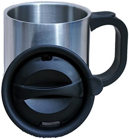 Stainless Steel 12oz Cofffee Mug - Double Wall