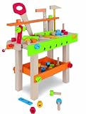 Eichhorn 100001844 - Werkbank inklusive Zubehör, 49-teilig - 19x42x39cm -