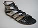 JIMMY CHOO Rebel Charcoal Lizard Sandal 39