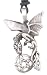 Pentagram Dragon Star Silver Tone Pewter Pendant Necklace