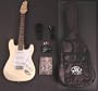 SX RST VWT Vintage White Electric Guitar Package with Amp, Carry Bag, Cord and Instructional DVD