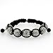 Disco Ball Bracelet 12mm 7 Ball Full Bling Unisex