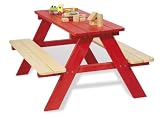 Details zu "Pinolino 201665 - Kindersitzgarnitur Nicki für 4 rot, Vollmassiv: Fichte, rot und klar lasiert" Details zu "Pinolino 201665 - Kindersitzgarnitur Nicki für 4 rot, Vollmassiv: Fichte, rot und klar lasiert"