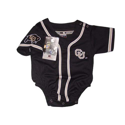 Buy Colorado Buffaloes- University of - NCAA Baseball Infant baby Onesie Jersey 12-18 months by Colosseum