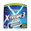 Schick Xtreme3 Triple Blade Closeness Cartridges, 8 cartridges
