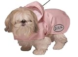 Pet Supplies : Designer Dog Raincoat (D.O.G.) - Pink Spring Raincoat for Dogs - Small