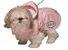 Pet Supplies : Designer Dog Raincoat (D.O.G.) - Pink Spring Raincoat for Dogs - Small