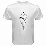 Men's Customized MEN PEOPLE HOCKEY ICE 100% Cotton White T-shirt