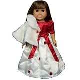 Doll Clothes for American Girl Dolls - Elegant Doll Dress and Cape - Complete Outfit