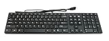 AVS Gear USB Ultra Slim Keyboard - Black EZ-IKE-101