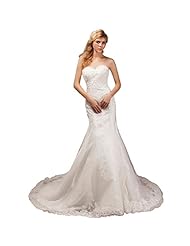 Strapless Natural   Waistline Mermaid Sweetheart Sequined Applique Tulle Bandage Dress 