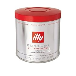 illy iperEspresso Capsules Medium Roast Coffee, 21-Count Capsules - 6 pack