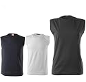 Muskelshirt ( Tank Top, Unterhemd ) ohne Aermel von Hanes in drei Farben und den Groessen S, M, L, XL und XXL