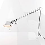 Tolomeo mit Tischklemme aluminium/eloxiert, poliert