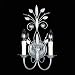 By Crystorama Lighting-Vienna Collection Silver Leaf Finish Wall Sconce