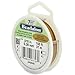 Beadalon 7-Strand Stainless Steel 0.015-Inch Bead Stringing Wire, 100-Feet, Satin Gold
